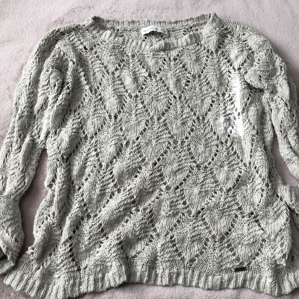 Cream lightweight sweater